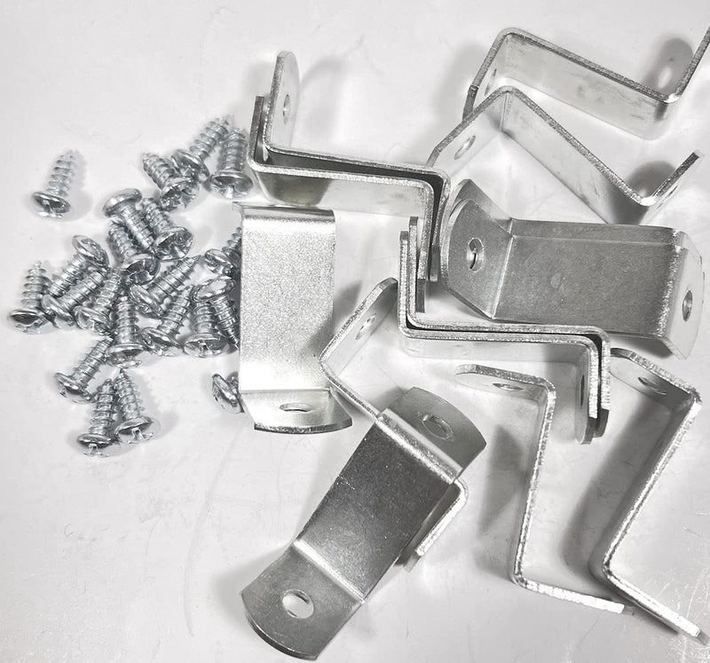 888 Corp 1" Canvas Offset Clips Extra Heavy Duty with Screws 20 Pack - Image 4
